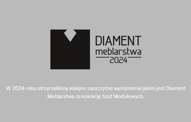 Diament meblarstwa szafy 2024r